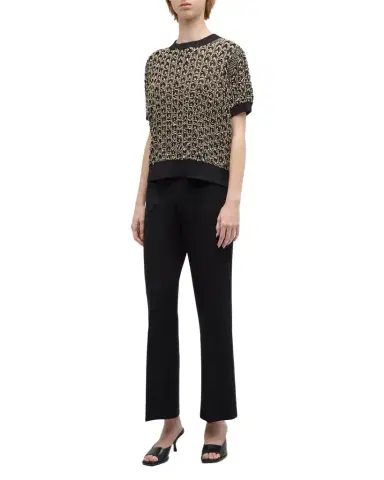 Lafayette 148 New York Foley Knit Flare Pants | Thumbnail 1 Lafayette 148 New York Foley Knit Flare Pants | Thumbnail 1