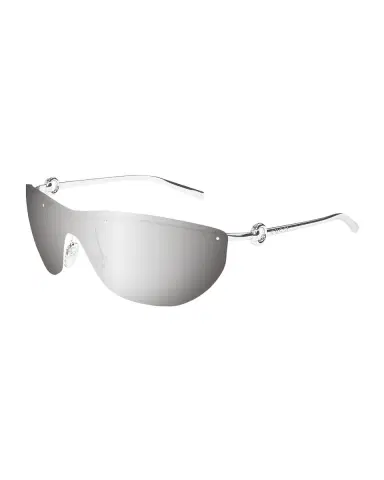 Gucci Men 's Rimless Metal Shield Sunglasses | Thumbnail 2 Gucci Men 's Rimless Metal Shield Sunglasses | Thumbnail 2
