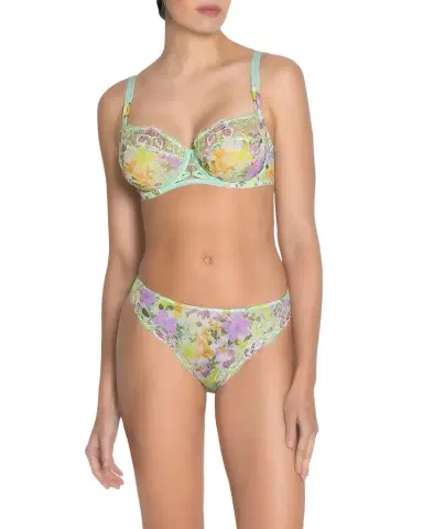 Lise Charmel L 'Amour Au Soleil Floral-Embroidered Demi Bra | Thumbnail 1 Lise Charmel L 'Amour Au Soleil Floral-Embroidered Demi Bra | Thumbnail 1
