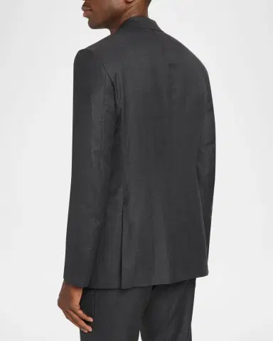 Tom Ford Men's Shelton Shadow Windowpane Single-Breasted Suit | Thumbnail 4 Tom Ford Men's Shelton Shadow Windowpane Single-Breasted Suit | Thumbnail 4