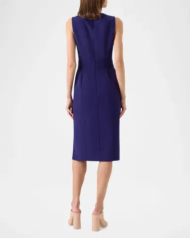 Akris Bi-Stretch Wool Double-Face Shift Dress | Thumbnail 2 Akris Bi-Stretch Wool Double-Face Shift Dress | Thumbnail 2