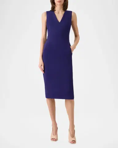 Akris Bi-Stretch Wool Double-Face Shift Dress | Thumbnail 3 Akris Bi-Stretch Wool Double-Face Shift Dress | Thumbnail 3