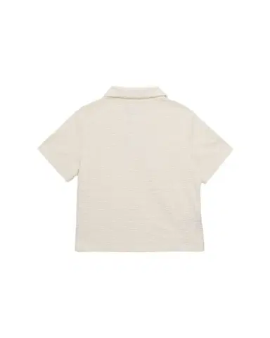 Purple Kids Boy 's Textured Logo Terry Towel Polo Shirt, Size 4-12 | Thumbnail 1 Purple Kids Boy 's Textured Logo Terry Towel Polo Shirt, Size 4-12 | Thumbnail 1
