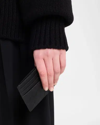 Bottega Veneta Men's Intrecciato Leather Card Holder | Thumbnail 2 Bottega Veneta Men's Intrecciato Leather Card Holder | Thumbnail 2