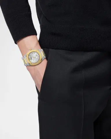 Versace Men's Tolomeo 40mm Two-Tone Bracelet Watch | Thumbnail 2 Versace Men's Tolomeo 40mm Two-Tone Bracelet Watch | Thumbnail 2