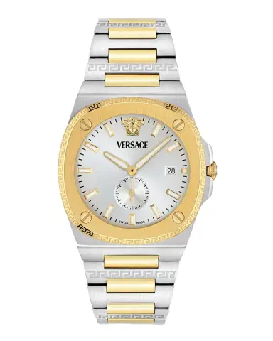 Versace Men's Tolomeo 40mm Two-Tone Bracelet Watch | Thumbnail 1 Versace Men's Tolomeo 40mm Two-Tone Bracelet Watch | Thumbnail 1