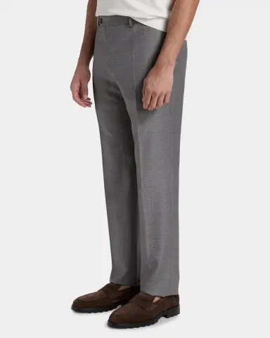 Canali Men's Denim-Effect Wool Straight Leg Trousers | Thumbnail 7 Canali Men's Denim-Effect Wool Straight Leg Trousers | Thumbnail 7