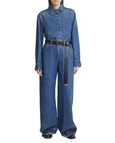 Givenchy Cropped Raw-Edge Cotton Denim Jacket | Thumbnail 1 Givenchy Cropped Raw-Edge Cotton Denim Jacket | Thumbnail 1