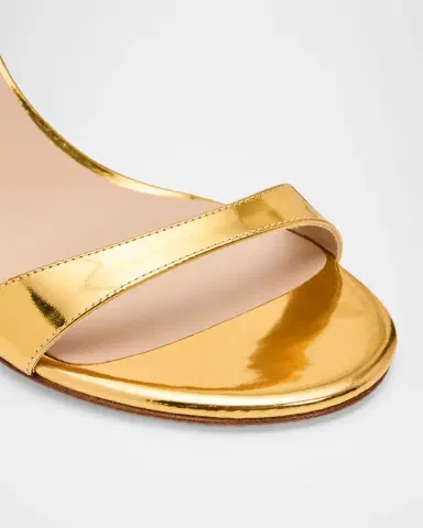 Stuart Weitzman 85mm Babette Metallic Leather Ankle-Strap Sandals | Thumbnail 4 Stuart Weitzman 85mm Babette Metallic Leather Ankle-Strap Sandals | Thumbnail 4
