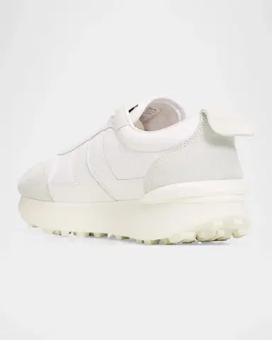 Lanvin Men's Nylon & Suede Low-Top Sneakers | Thumbnail 4 Lanvin Men's Nylon & Suede Low-Top Sneakers | Thumbnail 4