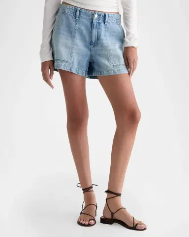 AG Jeans Analeigh Mid-Rise Utility Shorts | Thumbnail 3 AG Jeans Analeigh Mid-Rise Utility Shorts | Thumbnail 3