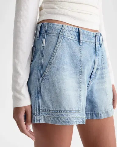 AG Jeans Analeigh Mid-Rise Utility Shorts | Thumbnail 4 AG Jeans Analeigh Mid-Rise Utility Shorts | Thumbnail 4