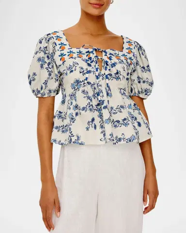 Rails Presley Printed Cotton Top | Thumbnail 3 Rails Presley Printed Cotton Top | Thumbnail 3