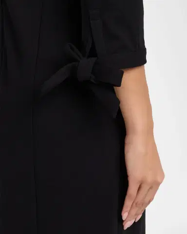 Misook Bow-Cuff LuxeStretch Ponte Dress | Thumbnail 4 Misook Bow-Cuff LuxeStretch Ponte Dress | Thumbnail 4