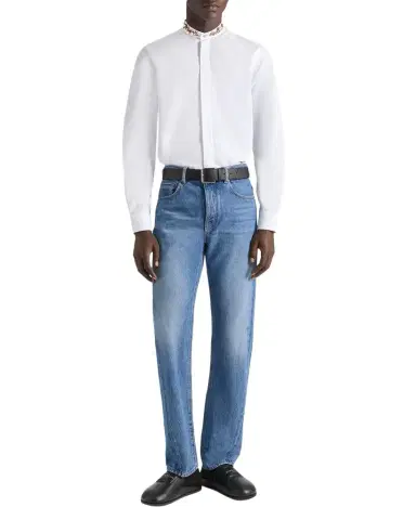 Givenchy Men's Couture Seam Straight Fit Shadow-Washed Jeans | Thumbnail 1 Givenchy Men's Couture Seam Straight Fit Shadow-Washed Jeans | Thumbnail 1