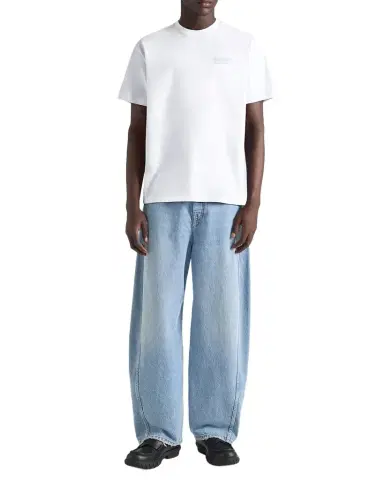 Givenchy Men's Tonal Grosgrain Label Crewneck T-Shirt | Thumbnail 1 Givenchy Men's Tonal Grosgrain Label Crewneck T-Shirt | Thumbnail 1
