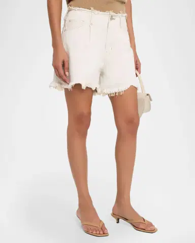 Moussy Vintage Ludlow Frayed Denim Shorts | Thumbnail 3 Moussy Vintage Ludlow Frayed Denim Shorts | Thumbnail 3