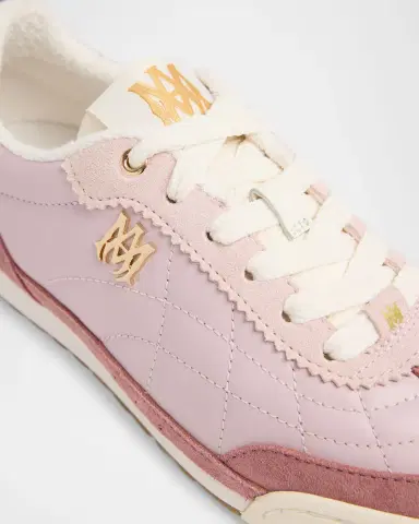 Amiri Coastline Leather and Suede Low-Top Sneakers | Thumbnail 2 Amiri Coastline Leather and Suede Low-Top Sneakers | Thumbnail 2
