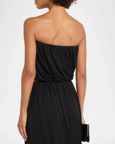 Cinq à Sept Calden Draped Strapless Top | Thumbnail 2 Cinq à Sept Calden Draped Strapless Top | Thumbnail 2