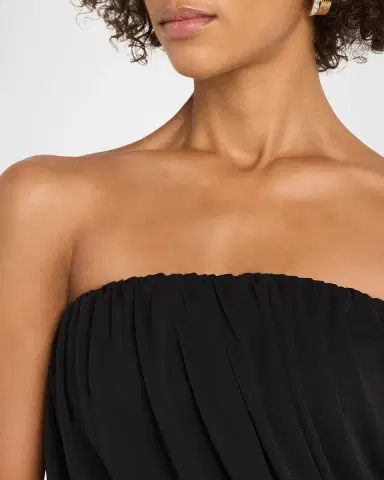 Cinq à Sept Calden Draped Strapless Top | Thumbnail 4 Cinq à Sept Calden Draped Strapless Top | Thumbnail 4