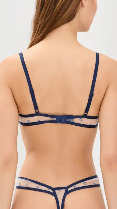 For Love & Lemons Kamara Underwire Bra Navy | Thumbnail 3 For Love & Lemons Kamara Underwire Bra Navy | Thumbnail 3