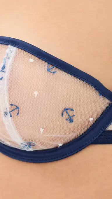 For Love & Lemons Kamara Underwire Bra Navy | Thumbnail 6 For Love & Lemons Kamara Underwire Bra Navy | Thumbnail 6