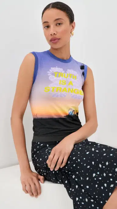 Meryll Rogge Sleeveless T-Shirt Multicolor | Thumbnail 2 Meryll Rogge Sleeveless T-Shirt Multicolor | Thumbnail 2