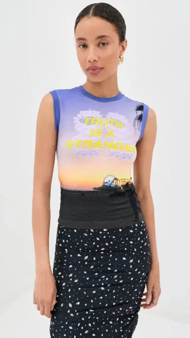 Meryll Rogge Sleeveless T-Shirt Multicolor | Thumbnail 3 Meryll Rogge Sleeveless T-Shirt Multicolor | Thumbnail 3