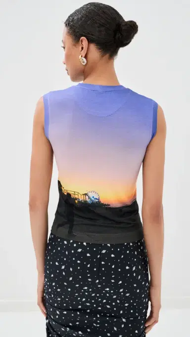 Meryll Rogge Sleeveless T-Shirt Multicolor | Thumbnail 4 Meryll Rogge Sleeveless T-Shirt Multicolor | Thumbnail 4