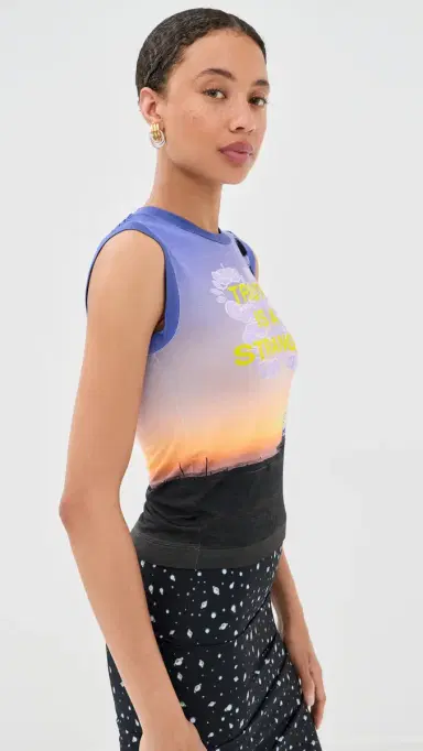 Meryll Rogge Sleeveless T-Shirt Multicolor | Thumbnail 5 Meryll Rogge Sleeveless T-Shirt Multicolor | Thumbnail 5