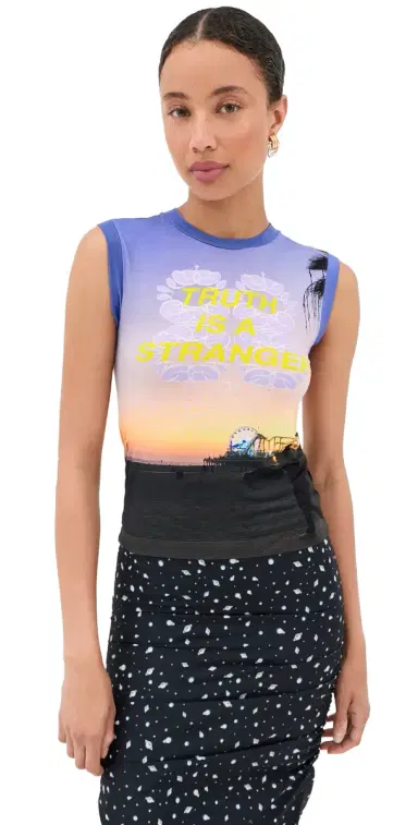 Meryll Rogge Sleeveless T-Shirt Multicolor | Thumbnail 1 Meryll Rogge Sleeveless T-Shirt Multicolor | Thumbnail 1