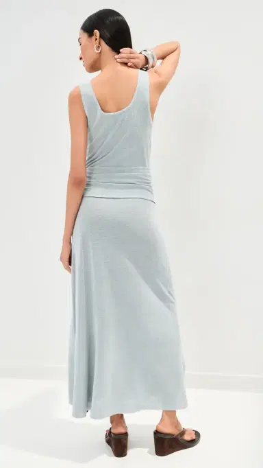 LE BOP Gemma Dress Ice Blue/Chocolate | Thumbnail 3 LE BOP Gemma Dress Ice Blue/Chocolate | Thumbnail 3