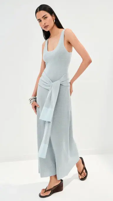 LE BOP Gemma Dress Ice Blue/Chocolate | Thumbnail 4 LE BOP Gemma Dress Ice Blue/Chocolate | Thumbnail 4