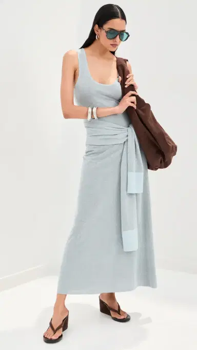 LE BOP Gemma Dress Ice Blue/Chocolate | Thumbnail 5 LE BOP Gemma Dress Ice Blue/Chocolate | Thumbnail 5