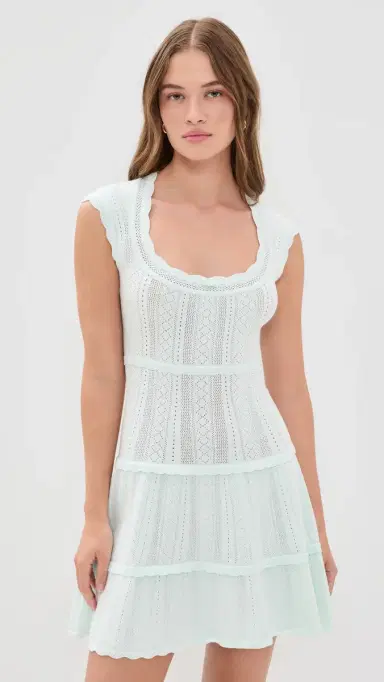LoveShackFancy aighton Dress DUSTY AGOON | Thumbnail 2 LoveShackFancy aighton Dress DUSTY AGOON | Thumbnail 2