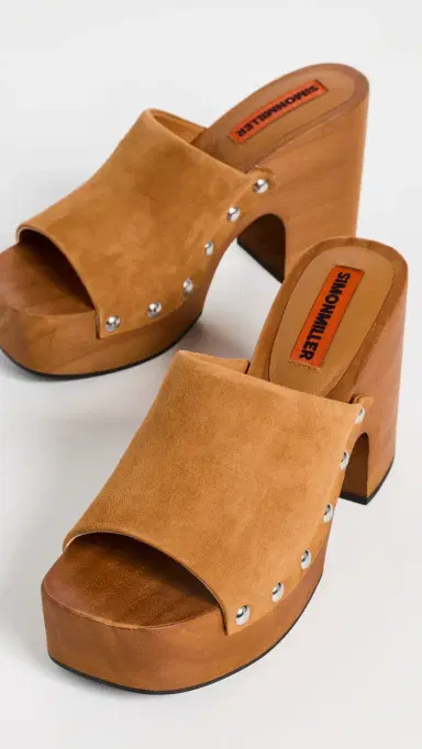 SIMONMILLER Suede Sol Wood Sandals | Thumbnail 5 SIMONMILLER Suede Sol Wood Sandals | Thumbnail 5