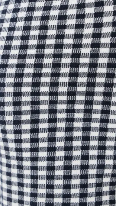 LE BOP Gingham Knit Shorts idnight/White | Thumbnail 6 LE BOP Gingham Knit Shorts idnight/White | Thumbnail 6