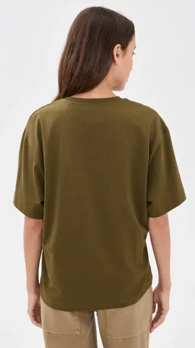 House of Dagmar Knot T-Shirt Dark Olive Green | Thumbnail 3 House of Dagmar Knot T-Shirt Dark Olive Green | Thumbnail 3