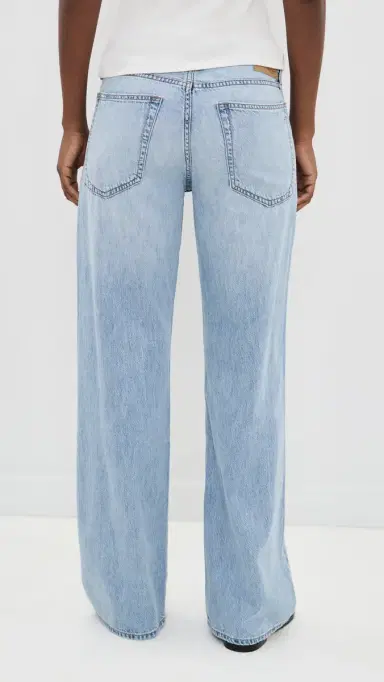 rag & bone Featherweight Saige Full Straight Jeans Moon | Thumbnail 3 rag & bone Featherweight Saige Full Straight Jeans Moon | Thumbnail 3