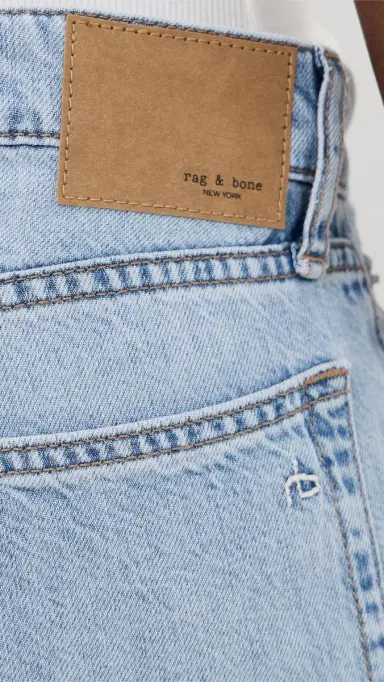 rag & bone Featherweight Saige Full Straight Jeans Moon | Thumbnail 6 rag & bone Featherweight Saige Full Straight Jeans Moon | Thumbnail 6