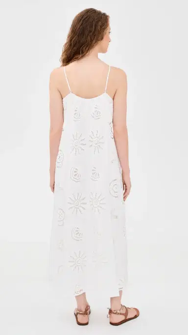 o.p.t o. p.t Genevieve Cotton Dress eashell Eyelet | Thumbnail 3 o.p.t o. p.t Genevieve Cotton Dress eashell Eyelet | Thumbnail 3
