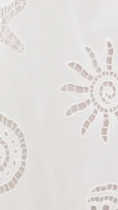 o.p.t o. p.t Genevieve Cotton Dress eashell Eyelet | Thumbnail 6 o.p.t o. p.t Genevieve Cotton Dress eashell Eyelet | Thumbnail 6