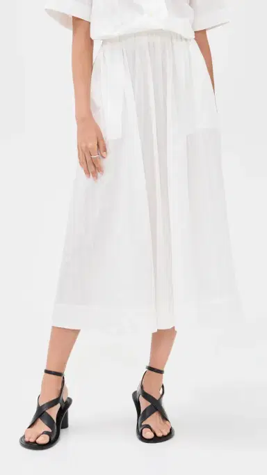 House of Dagmar Cotton Maxi Skirt White | Thumbnail 2 House of Dagmar Cotton Maxi Skirt White | Thumbnail 2