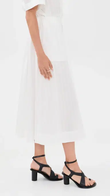 House of Dagmar Cotton Maxi Skirt White | Thumbnail 4 House of Dagmar Cotton Maxi Skirt White | Thumbnail 4