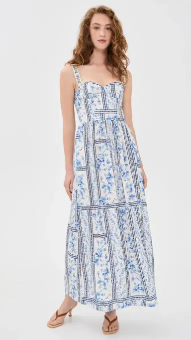 Agua Bendita arcia Ivy Embroidered Maxi Dress ulticolor | Thumbnail 2 Agua Bendita arcia Ivy Embroidered Maxi Dress ulticolor | Thumbnail 2