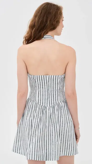 o.p.t o. p.t Piper Mini Dress Antibes Stripe | Thumbnail 3 o.p.t o. p.t Piper Mini Dress Antibes Stripe | Thumbnail 3
