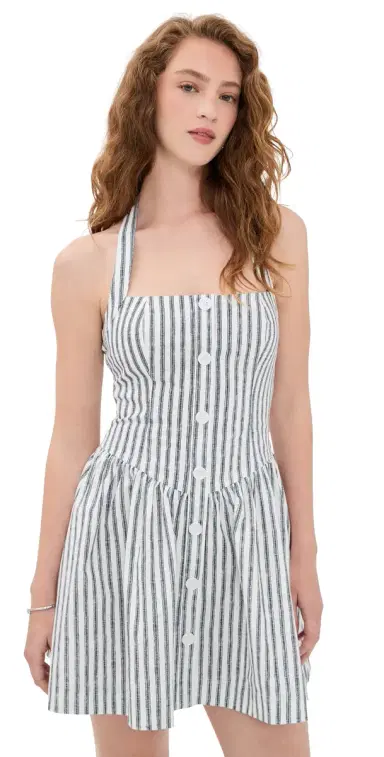 o.p.t o. p.t Piper Mini Dress Antibes Stripe | Thumbnail 1 o.p.t o. p.t Piper Mini Dress Antibes Stripe | Thumbnail 1