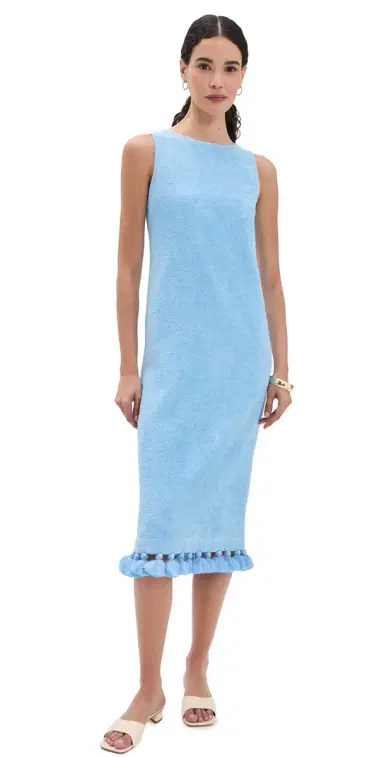 Cap d’Antibes Auriela Midi Dress Blue M | Thumbnail 1 Cap d’Antibes Auriela Midi Dress Blue M | Thumbnail 1