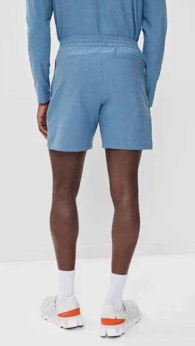 Beyond Yoga Spacedye Unlimited Shorts Harbor Blue Heather | Thumbnail 3 Beyond Yoga Spacedye Unlimited Shorts Harbor Blue Heather | Thumbnail 3
