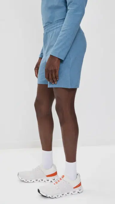 Beyond Yoga Spacedye Unlimited Shorts Harbor Blue Heather | Thumbnail 4 Beyond Yoga Spacedye Unlimited Shorts Harbor Blue Heather | Thumbnail 4